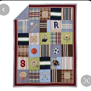 BRAND NEW Pottery Barn Junior Varsity Quilt TWIN